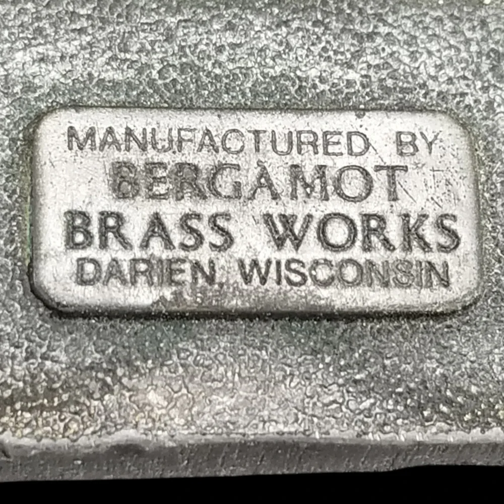 Bergamot Brass Works Second Amendment Belt Buckle Our American Heritage Eagle 76